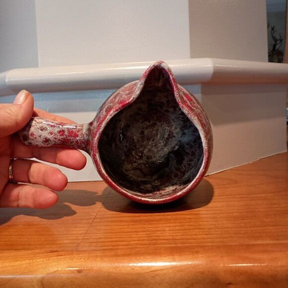 VTG California Pottery Paradise Guild Arts & Crafts Creamer Pitcher Sauce Pourer - Picture 8 of 10